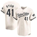 Kooe M.Twins #41 Joe Ryan Player Cream Home Limited Stitched Jerseys