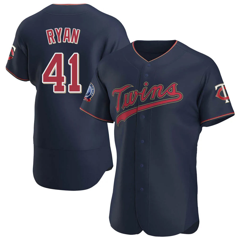 Kooe M.Twins #41 Joe Ryan Player Navy 60th Home Limited Elite Stitched Jerseys