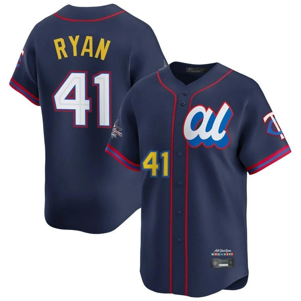 Kooe M.Twins #41 Joe Ryan Player Navy All-star Game Limited Home Stitched Jerseys