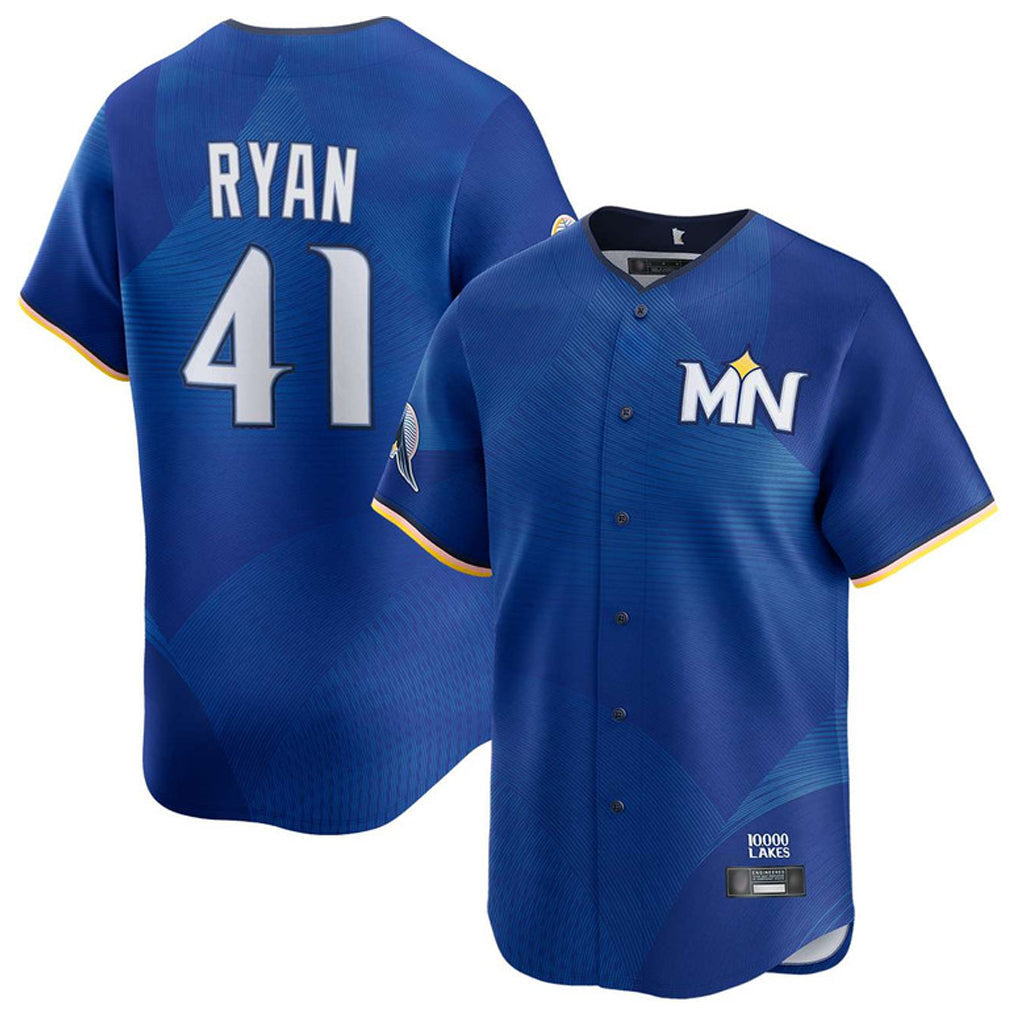 Kooe M.Twins #41 Joe Ryan Player Royal City Connect Limited Home Stitched Jerseys