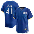 Kooe M.Twins #41 Joe Ryan Player Royal City Connect Limited Home Stitched Jerseys