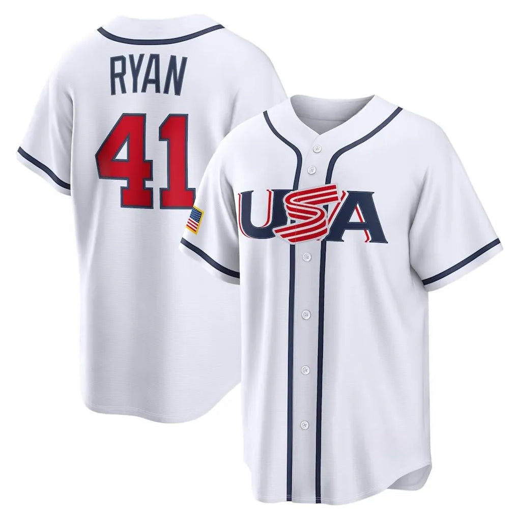 Kooe M.Twins #41 Joe Ryan Player White USA 2026 World Classic Limited Home Stitched Jerseys