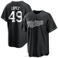 Kooe M.Twins #49 Pablo Lopez Player Black Home Game Stitched Jerseys