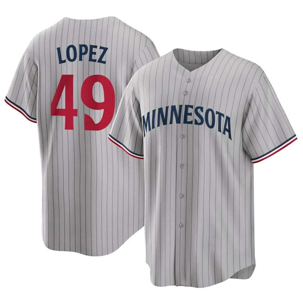 Kooe M.Twins #49 Pablo Lopez Player Gray Game Limited Home Stitched Jerseys