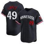 Kooe M.Twins #49 Pablo Lopez Player Navy Home Limited Stitched Jerseys