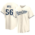 Kooe M.Twins #56 Josh Bell Player Cream Game Limited Home Stitched Jerseys
