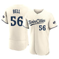 Kooe M.Twins #56 Josh Bell Player Cream Home Limited Elite Stitched Jerseys