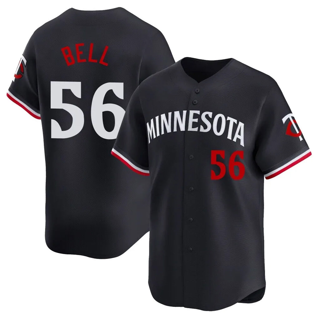 Kooe M.Twins #56 Josh Bell Player Navy Home Limited Stitched Jerseys
