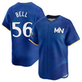Kooe M.Twins #56 Josh Bell Player Royal City Connect Limited Home Stitched Jerseys