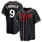 Kooe M.Twins #9 Trevor Larnach Player Black Fashion Out Home Limited Stitched Jerseys