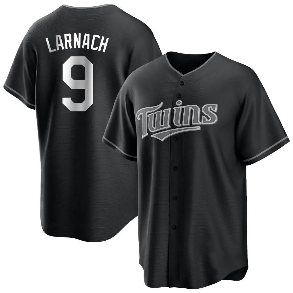 Kooe M.Twins #9 Trevor Larnach Player Black Home Game Stitched Jerseys
