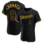 Kooe M.Twins #9 Trevor Larnach Player Black Snake Skin City Home Limited Elite Stitched Jerseys