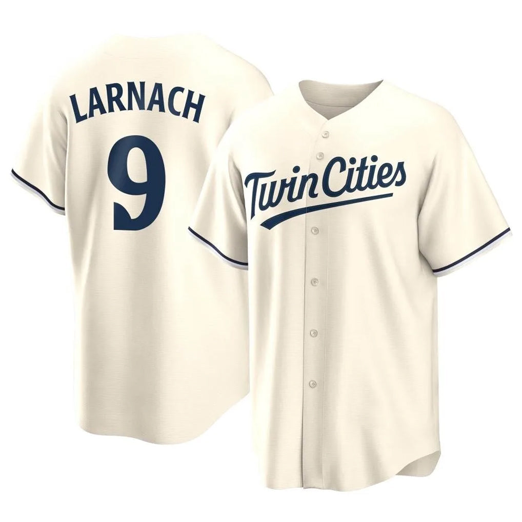 Kooe M.Twins #9 Trevor Larnach Player Cream Game Limited Home Stitched Jerseys