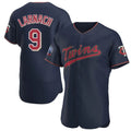 Kooe M.Twins #9 Trevor Larnach Player Navy 60th Home Limited Elite Stitched Jerseys