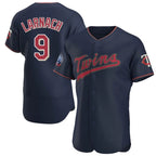Kooe M.Twins #9 Trevor Larnach Player Navy 60th Home Limited Elite Stitched Jerseys