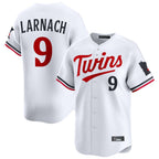Kooe M.Twins #9 Trevor Larnach Player White Home Limited Stitched Jerseys