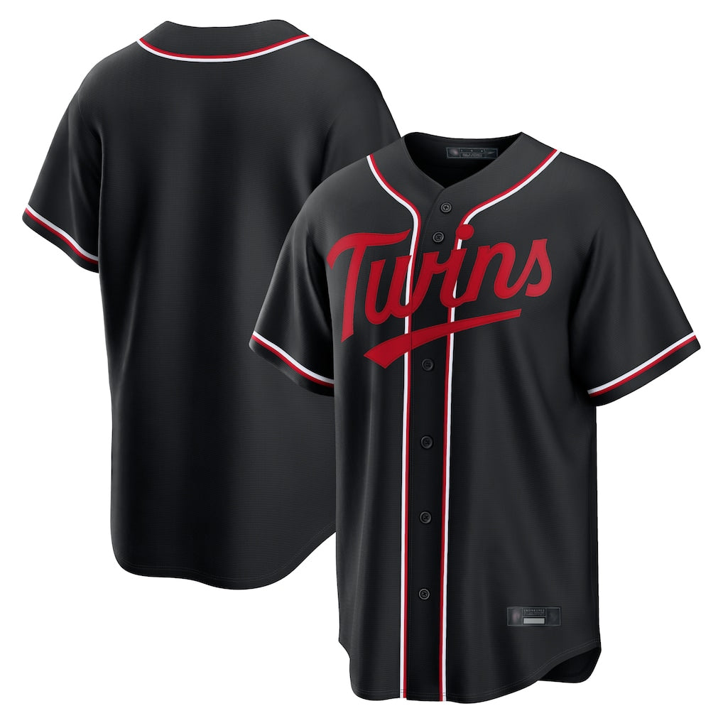 Kooe M.Twins ## Twins Blank Player Black Fashion Out Home Limited Stitched Jerseys