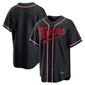 Kooe M.Twins ## Twins Blank Player Black Fashion Out Home Limited Stitched Jerseys