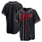Kooe M.Twins ## Twins Blank Player Black Fashion Out Home Limited Stitched Jerseys