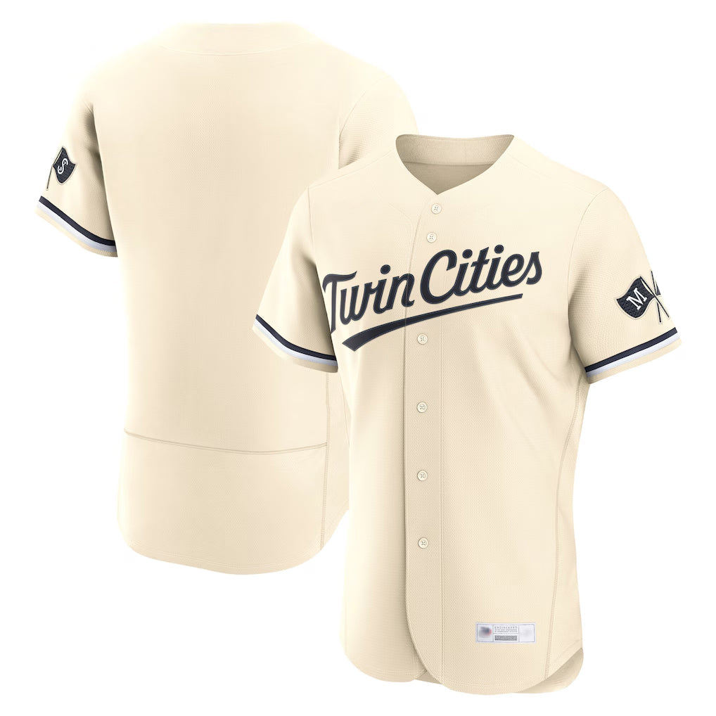 Kooe M.Twins ## Twins Blank Player Cream Home Limited Elite Stitched Jerseys