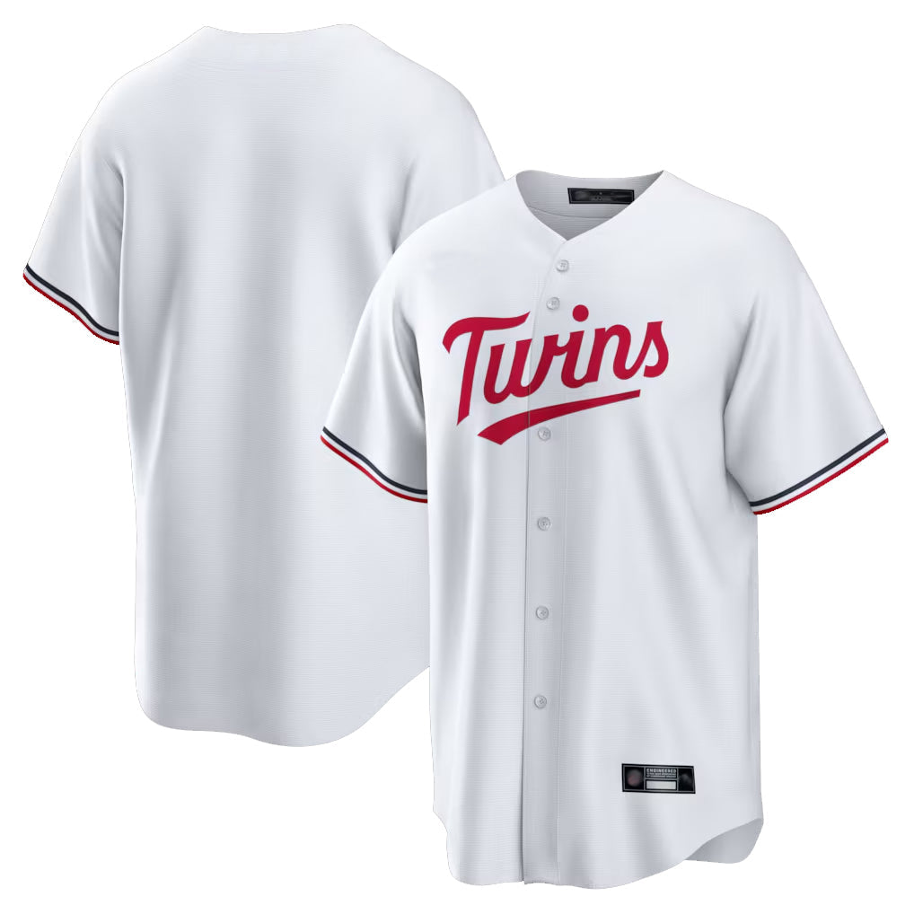 Kooe M.Twins ## Twins Blank Player White Home Game Stitched Jerseys