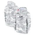 Kooe MN.Vikings Arctic Camo Salute to Service Pullover Hoodies Limited Game Blank Player Stitched Jerseys