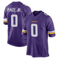 Kooe MN.Vikings #0 Ivan Pace Jr. Player Purple Home Game Stitched Jerseys
