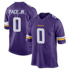 Kooe MN.Vikings #0 Ivan Pace Jr. Player Purple Home Game Stitched Jerseys