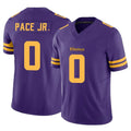 Kooe MN.Vikings #0 Ivan Pace Jr. Player Purple Limited Alternate Vapor F.U.S.E. Home Game Stitched Jerseys
