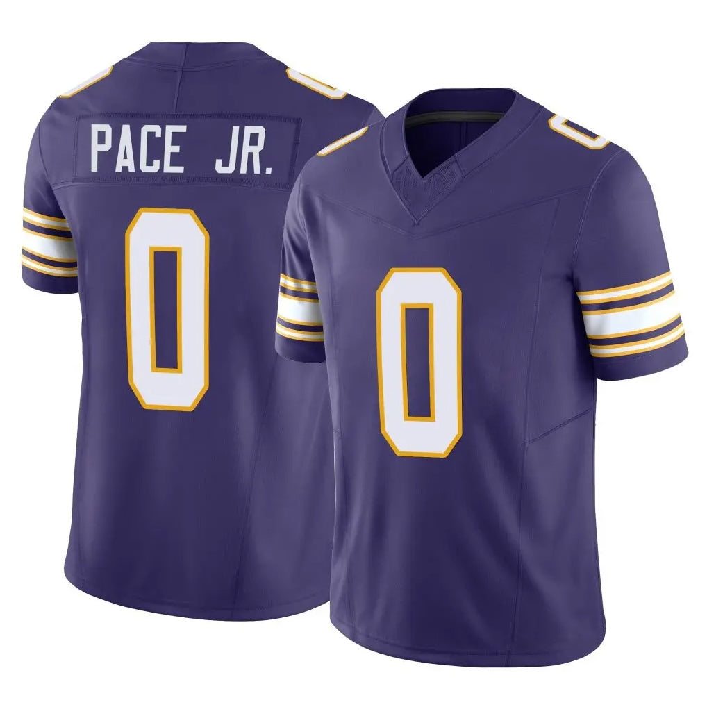 Kooe MN.Vikings #0 Ivan Pace Jr. Player Purple Limited Classic Vapor F.U.S.E. Home Game Stitched Jerseys