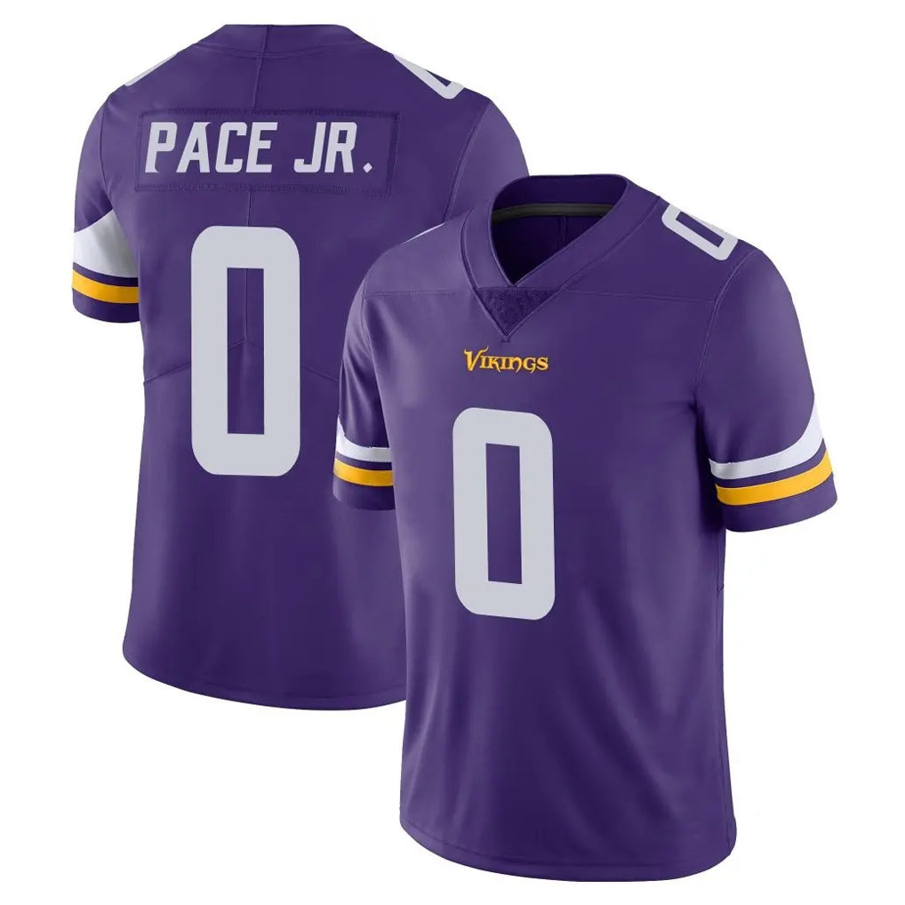 Kooe MN.Vikings #0 Ivan Pace Jr. Player Purple Limited Vapor Untouchable Home Game Stitched Jerseys