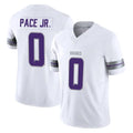 Kooe MN.Vikings #0 Ivan Pace Jr. Player White Limited Alternate Vapor F.U.S.E. Home Game Stitched Jerseys