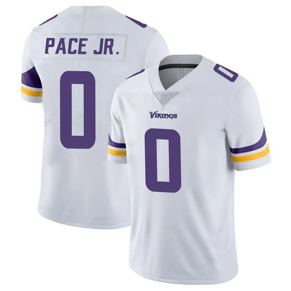 Kooe MN.Vikings #0 Ivan Pace Jr. Player White Limited Vapor Untouchable Home Game Stitched Jerseys