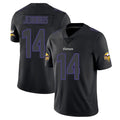 Kooe MN.Vikings #14 Jauan Jennings Player Black Impact LImited Home Game Stitched Jerseys