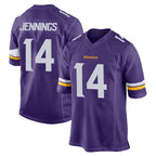 Kooe MN.Vikings #14 Jauan Jennings Player Purple Home Game Stitched Jerseys