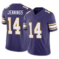 Kooe MN.Vikings #14 Jauan Jennings Player Purple Limited Classic Vapor F.U.S.E. Home Game Stitched Jerseys