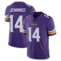 Kooe MN.Vikings #14 Jauan Jennings Player Purple Limited Vapor Untouchable Home Game Stitched Jerseys