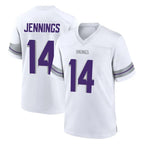 Kooe MN.Vikings #14 Jauan Jennings Player White Alternate Home Game Stitched Jerseys