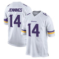 Kooe MN.Vikings #14 Jauan Jennings Player White Home Game Stitched Jerseys