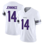 Kooe MN.Vikings #14 Jauan Jennings Player White Limited Alternate Vapor F.U.S.E. Home Game Stitched Jerseys