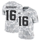 Kooe MN.Vikings #16 Will Reichard Player Arctic Camo Salute To Service Limited Game Stitched Jerseys
