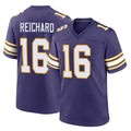 Kooe MN.Vikings #16 Will Reichard Player Purple Classic Home Game Stitched Jerseys