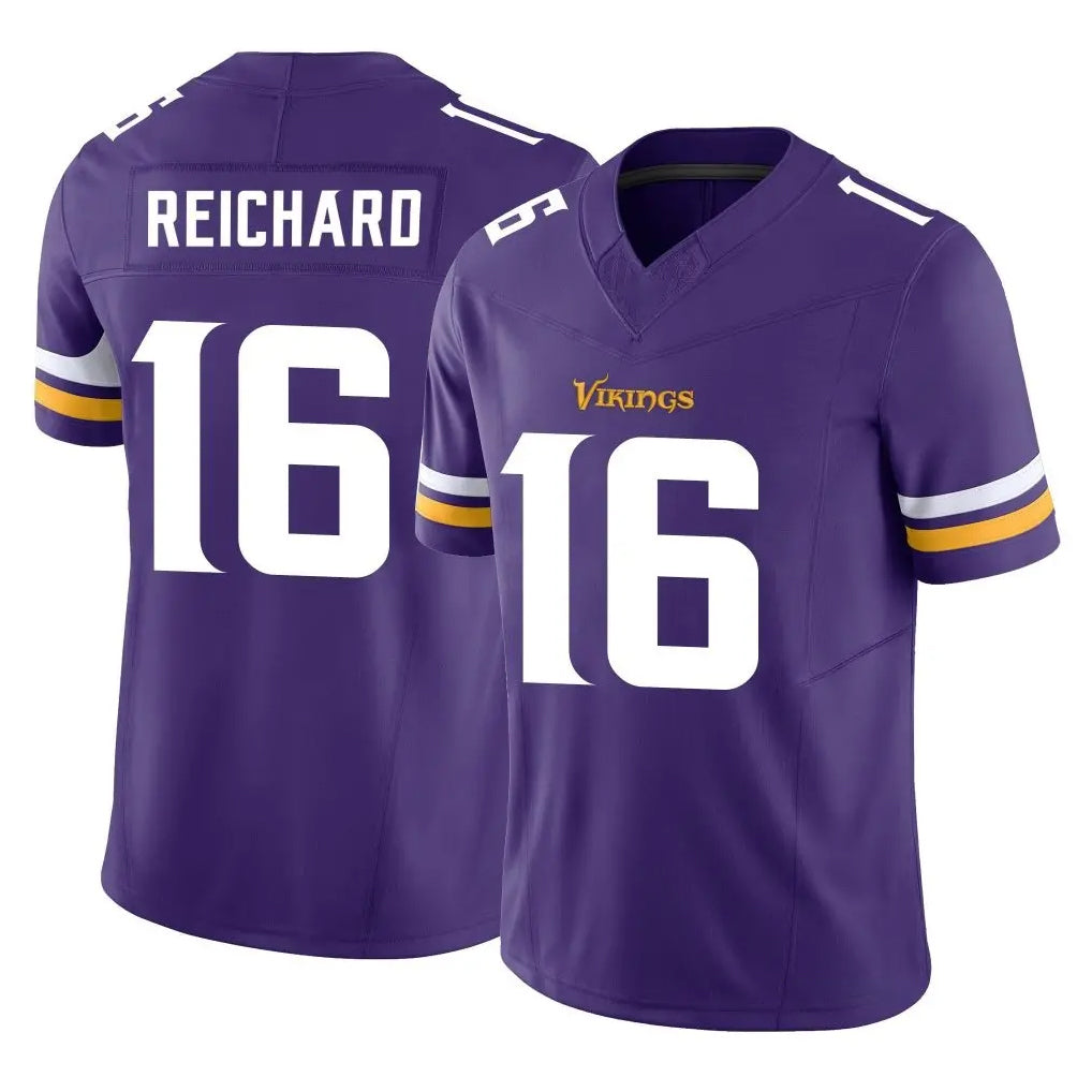 Kooe MN.Vikings #16 Will Reichard Player Purple Limited Vapor F.U.S.E. Home Game Stitched Jerseys