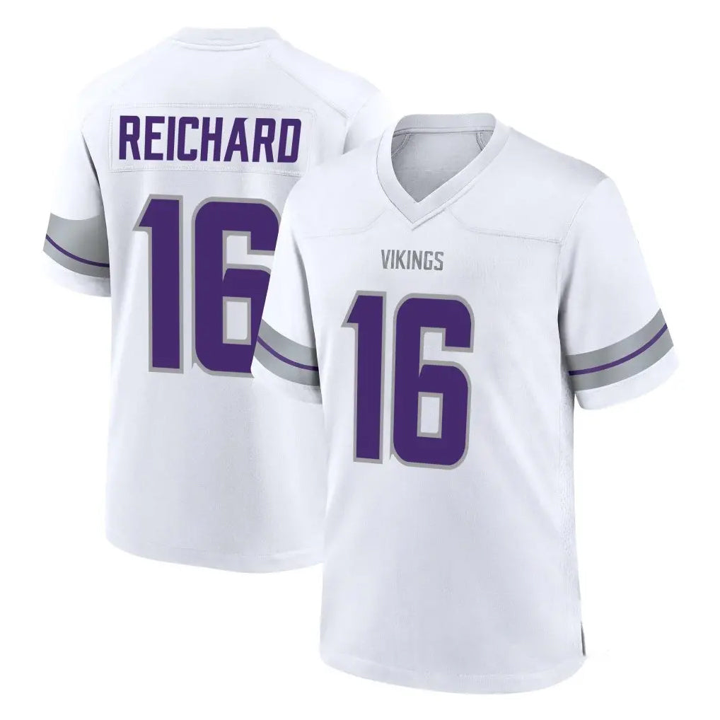 Kooe MN.Vikings #16 Will Reichard Player White Alternate Home Game Stitched Jerseys