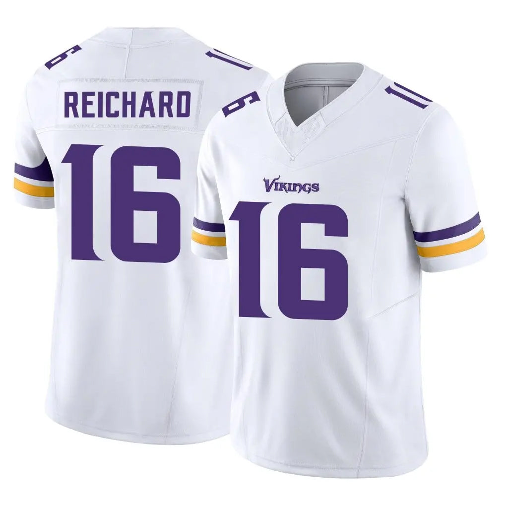 Kooe MN.Vikings #16 Will Reichard Player White Limited Vapor F.U.S.E. Home Game Stitched Jerseys