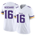 Kooe MN.Vikings #16 Will Reichard Player White Limited Vapor F.U.S.E. Home Game Stitched Jerseys