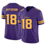 Kooe MN.Vikings #18 Justin Jefferson Player Purple Limited Alternate Vapor F.U.S.E. Home Game Stitched Jerseys