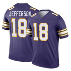 Kooe MN.Vikings #18 Justin Jefferson Player Purple Limited Classic Home Game Stitched Jerseys