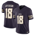 Kooe MN.Vikings #18 Justin Jefferson Purple 2026 Rivalries Collection Limited Stitched Jerseys