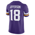 Kooe MN.Vikings #18 Justin Jefferson Purple Team Vapor F.U.S.E. Stitched Limited Jerseys